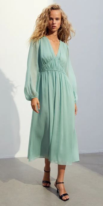 white christmas dresses Elegant Chiffon Maxi Dress – Wedding Guest & Vacation Gown 2618-4 Red / XL main image 1