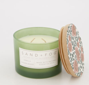 Sand & Fog Vanilla & Sandalwood Scented Candle, £8.99 from TK Maxx