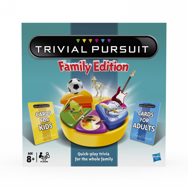 Trivial Pursuit Family Edition, £29.99 from WHSmith